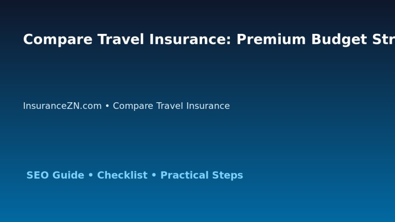 Compare Travel Insurance: Premium Budget Stress Test for Australian Readers 2026 featured image