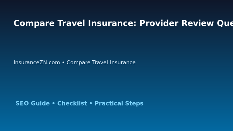 Compare Travel Insurance: Provider Review Question List for Australian Readers 2026 featured image
