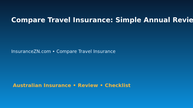 Compare Travel Insurance: Simple Annual Review Method for Australian Readers 2026 featured image