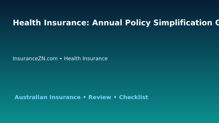 Health Insurance: Annual Policy Simplification Guide for Australian Readers 2026 featured image