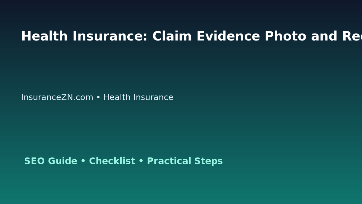 Health Insurance: Claim Evidence Photo and Receipt System for Australian Readers 2026 featured image