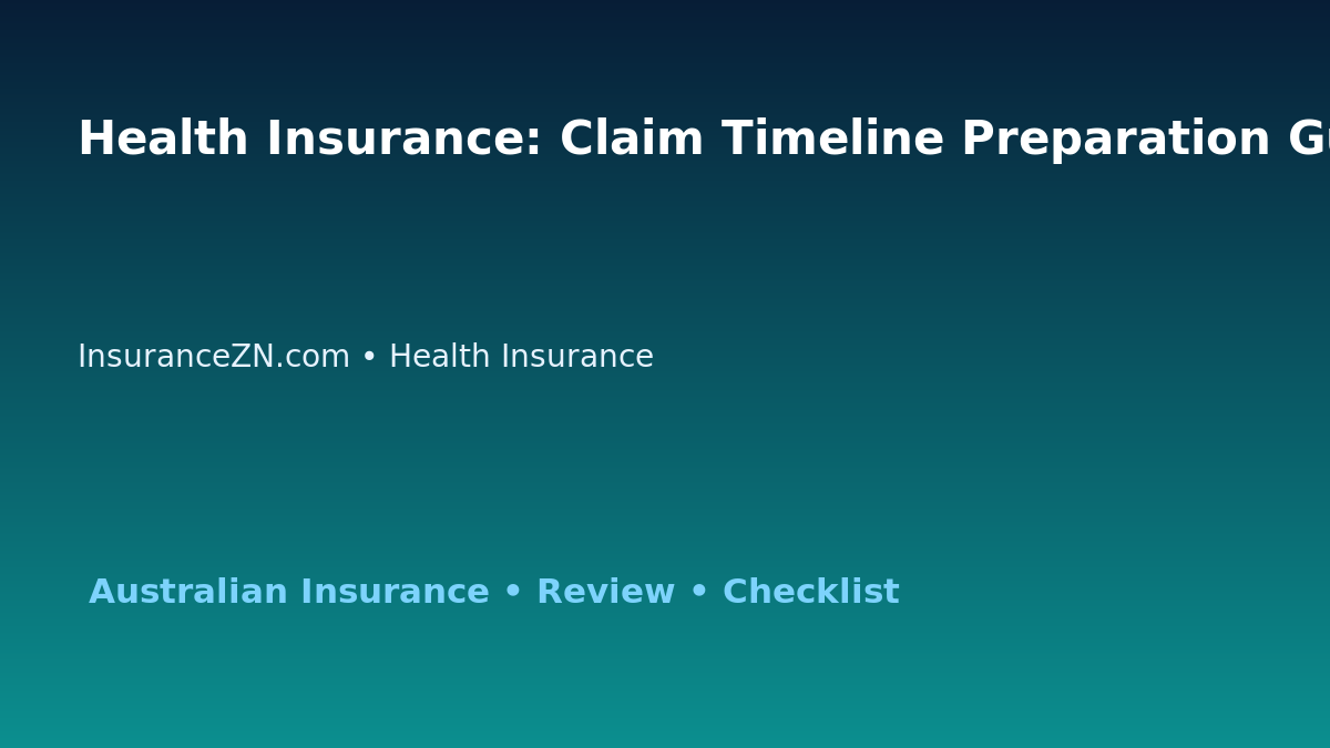 Health Insurance: Claim Timeline Preparation Guide for Australian Readers 2026 featured image