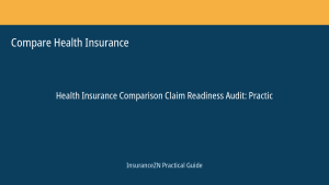 Compare Health Insurance guide featured image: Claim Readiness Audit