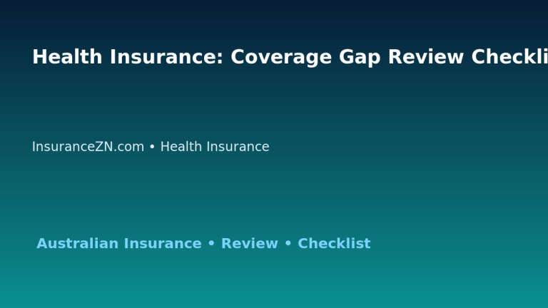 Health Insurance: Coverage Gap Review Checklist for Australian Readers 2026 featured image