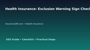 Health Insurance: Exclusion Warning Sign Checklist for Australian Readers 2026 featured image