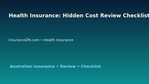Health Insurance: Hidden Cost Review Checklist for Australian Readers 2026 featured image