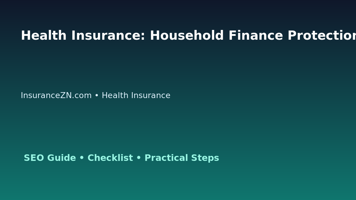 Health Insurance: Household Finance Protection Planner for Australian Readers 2026 featured image