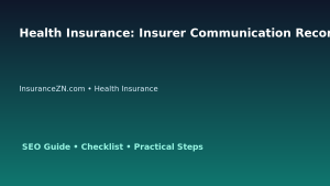 Health Insurance: Insurer Communication Record Template for Australian Readers 2026 featured image