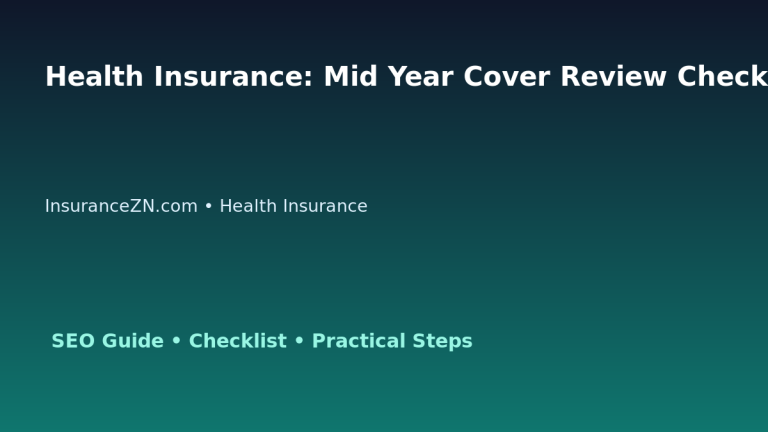 Health Insurance: Mid Year Cover Review Checklist for Australian Readers 2026 featured image