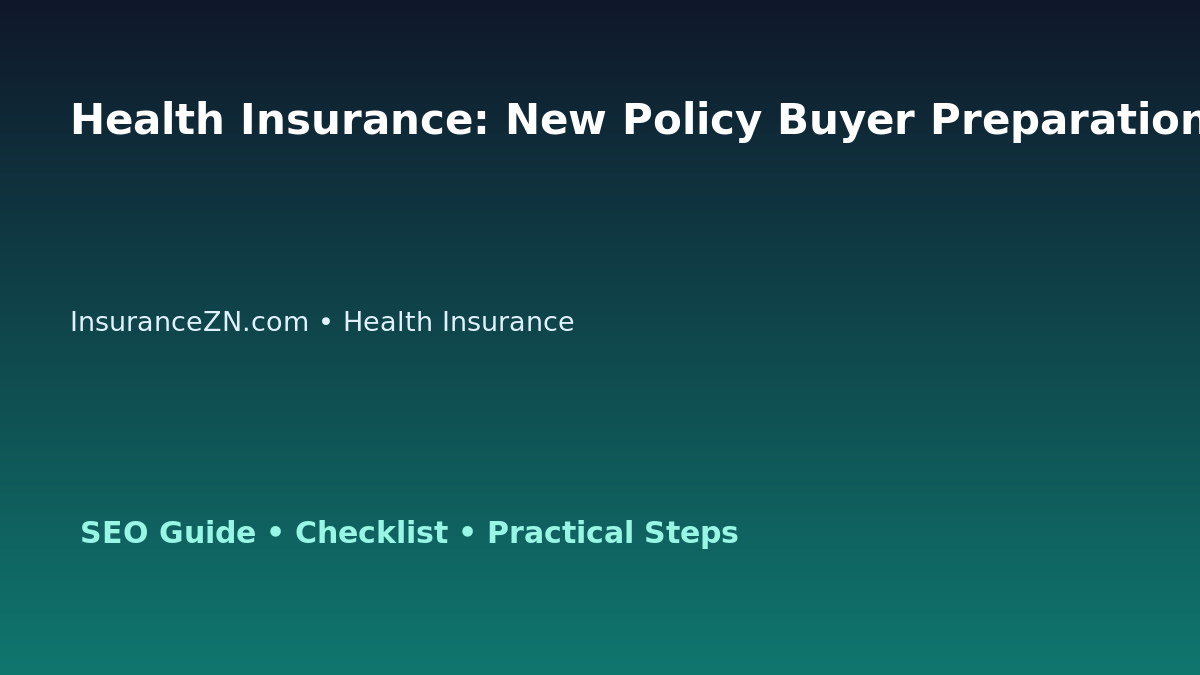Health Insurance: New Policy Buyer Preparation Guide for Australian Readers 2026 featured image