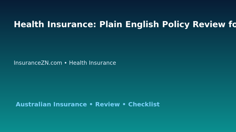 Health Insurance: Plain English Policy Review for Australian Readers 2026 featured image