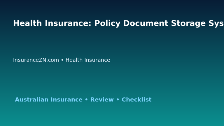 Health Insurance: Policy Document Storage System for Australian Readers 2026 featured image