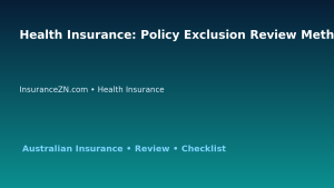 Health Insurance: Policy Exclusion Review Method for Australian Readers 2026 featured image