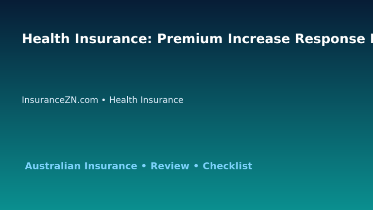 Health Insurance: Premium Increase Response Plan for Australian Readers 2026 featured image