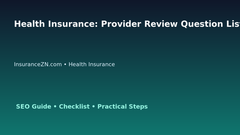 Health Insurance: Provider Review Question List for Australian Readers 2026 featured image