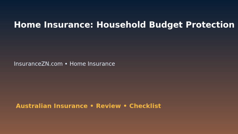 Home Insurance: Household Budget Protection Checklist for Australian Readers 2026 featured image