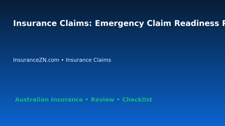 Insurance Claims: Emergency Claim Readiness Plan for Australian Readers 2026 featured image