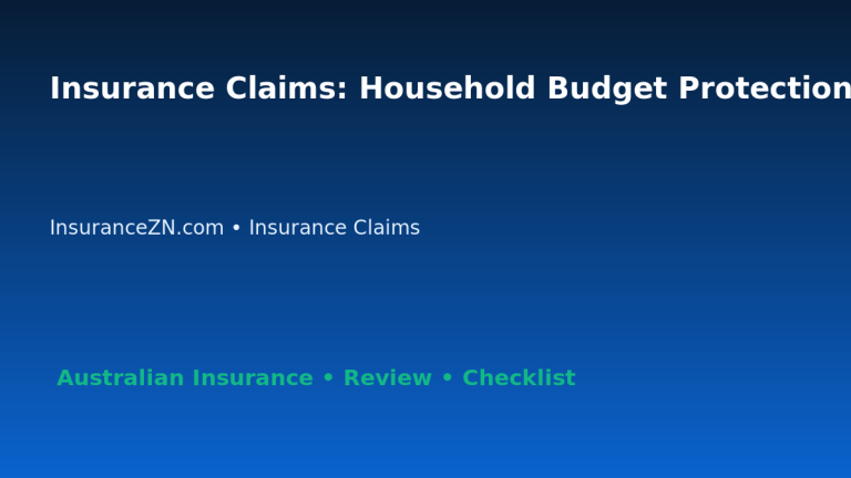 Insurance Claims: Household Budget Protection Checklist for Australian Readers 2026 featured image