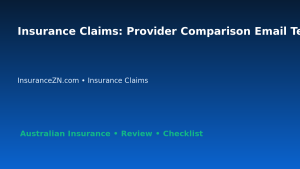 Insurance Claims: Provider Comparison Email Template for Australian Readers 2026 featured image