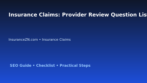 Insurance Claims: Provider Review Question List for Australian Readers 2026 featured image