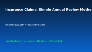 Insurance Claims: Simple Annual Review Method for Australian Readers 2026 featured image