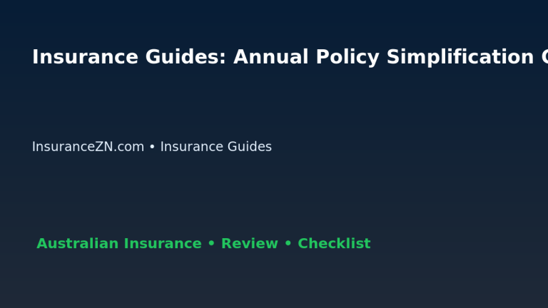 Insurance Guides: Annual Policy Simplification Guide for Australian Readers 2026 featured image