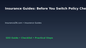Insurance Guides: Before You Switch Policy Checklist for Australian Readers 2026 featured image