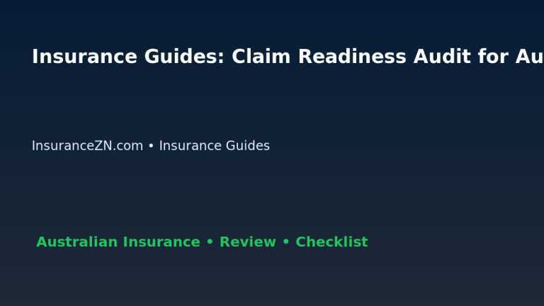 Insurance Guides: Claim Readiness Audit for Australian Readers 2026 featured image