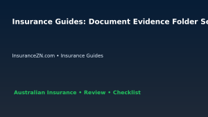 Insurance Guides: Document Evidence Folder Setup for Australian Readers 2026 featured image