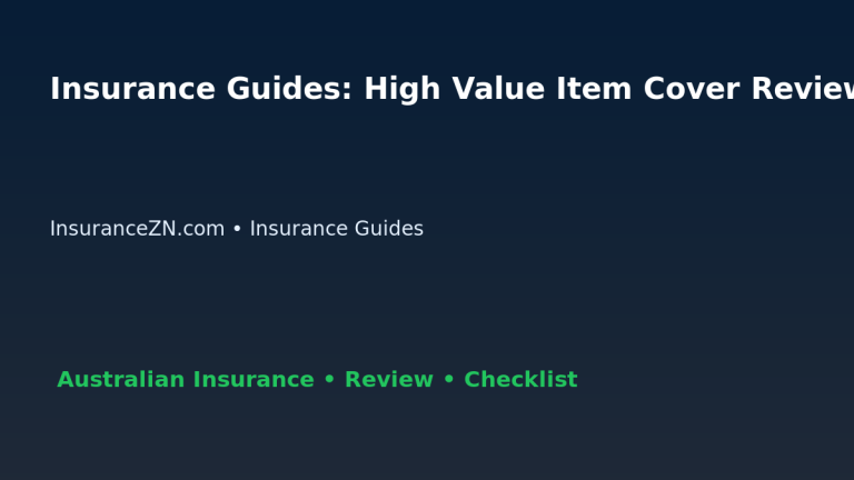 Insurance Guides: High Value Item Cover Review for Australian Readers 2026 featured image