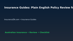 Insurance Guides: Plain English Policy Review for Australian Readers 2026 featured image