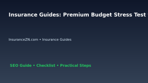 Insurance Guides: Premium Budget Stress Test for Australian Readers 2026 featured image