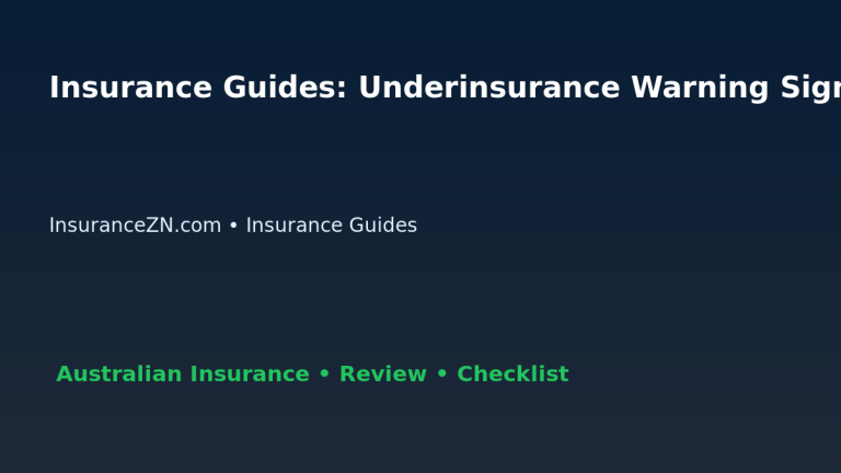 Insurance Guides: Underinsurance Warning Signs for Australian Readers 2026 featured image