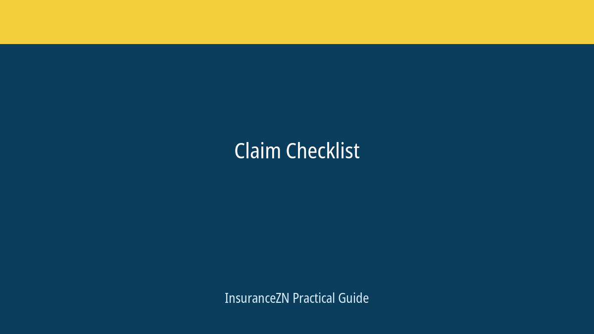 Claim Checklist scheduled post featured image