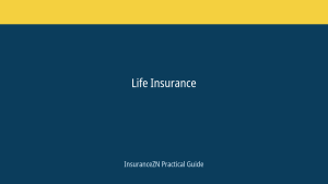 Life Insurance scheduled post featured image