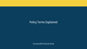 Policy Terms Explained scheduled post featured image