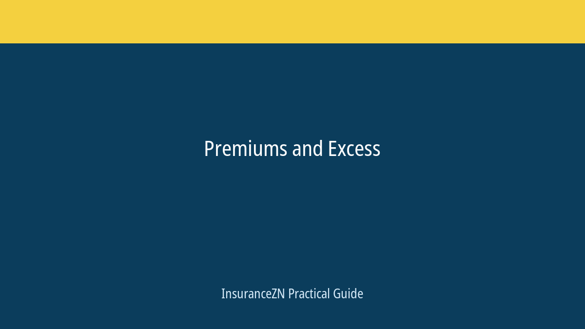 Premiums and Excess scheduled post featured image