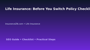 Life Insurance: Before You Switch Policy Checklist for Australian Readers 2026 featured image