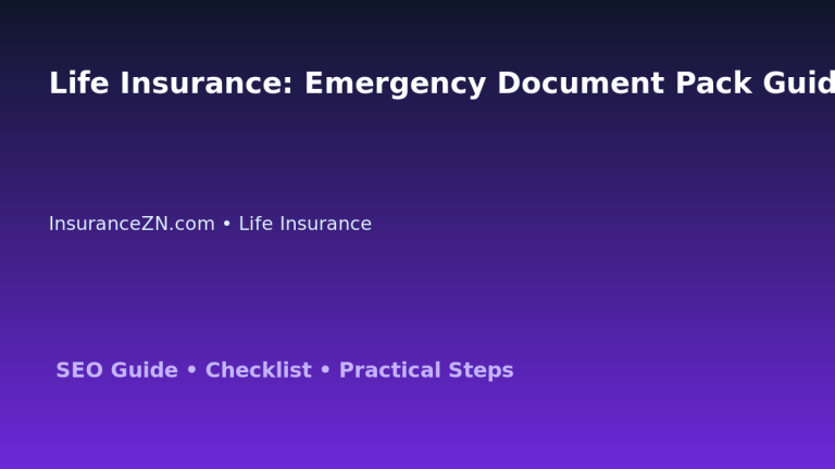 Life Insurance: Emergency Document Pack Guide for Australian Readers 2026 featured image
