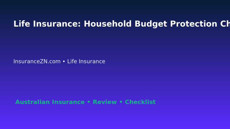 Life Insurance: Household Budget Protection Checklist for Australian Readers 2026 featured image