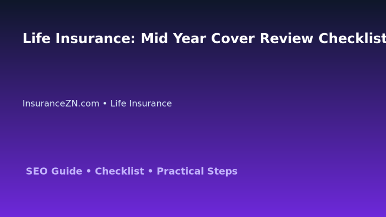 Life Insurance: Mid Year Cover Review Checklist for Australian Readers 2026 featured image