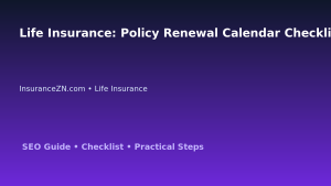 Life Insurance: Policy Renewal Calendar Checklist for Australian Readers 2026 featured image