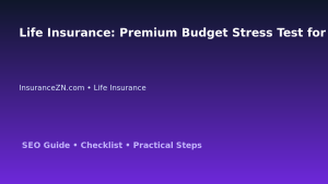Life Insurance: Premium Budget Stress Test for Australian Readers 2026 featured image