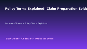 Policy Terms Explained: Claim Preparation Evidence Audit for Australian Readers 2026 featured image