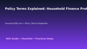 Policy Terms Explained: Household Finance Protection Planner for Australian Readers 2026 featured image