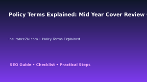 Policy Terms Explained: Mid Year Cover Review Checklist for Australian Readers 2026 featured image