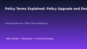 Policy Terms Explained: Policy Upgrade and Downgrade Decision Guide for Australian Readers 2026 featured image