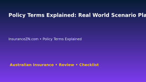 Policy Terms Explained: Real World Scenario Planning for Australian Readers 2026 featured image