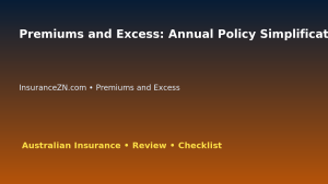 Premiums and Excess: Annual Policy Simplification Guide for Australian Readers 2026 featured image