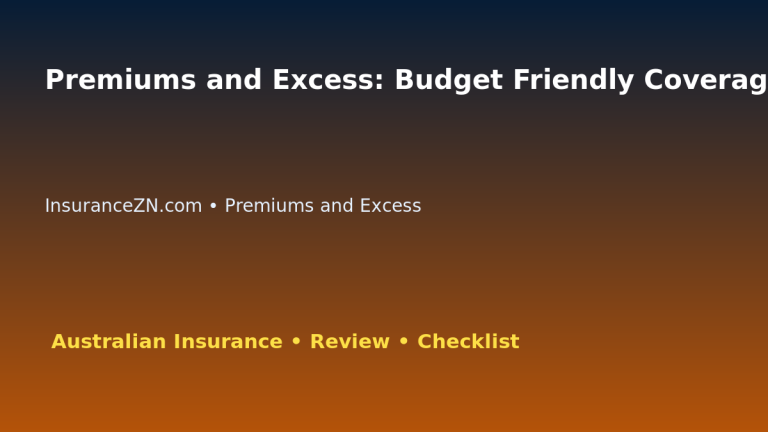 Premiums and Excess: Budget Friendly Coverage Review for Australian Readers 2026 featured image